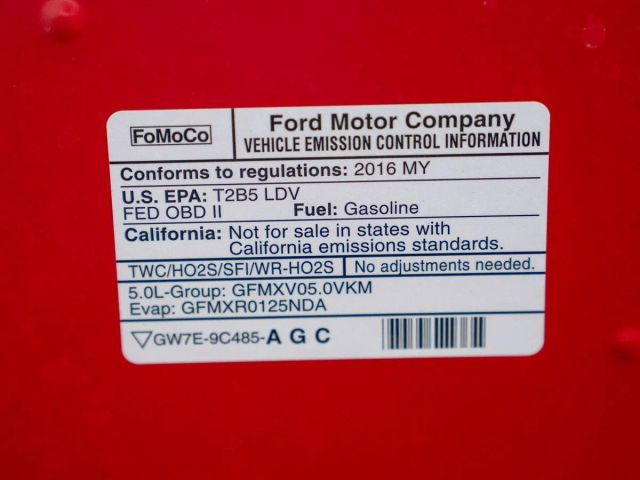 2016 FORD MUSTANG GT PREMIUM CONVERTIBLE 2D