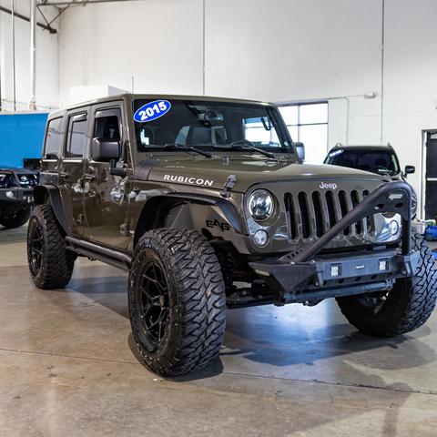 USED JEEP WRANGLER *ROCK TRIX WHEELS*HOOKROAD FRONT BUMPER* 2015 for ...