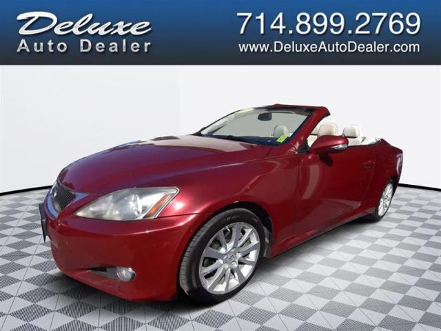 2010 LEXUS IS IS 250 SPORT CONVERTIBLE 2D