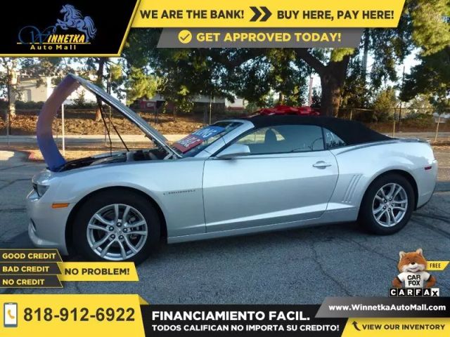 2014 CHEVROLET CAMARO LT CONVERTIBLE 2D