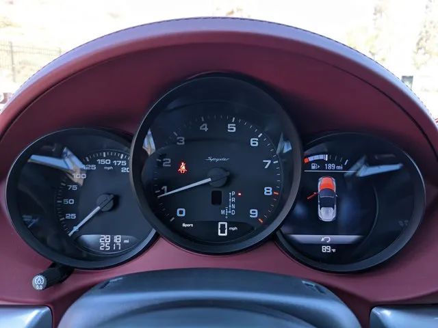 2022 PORSCHE 718 SPYDER CONVERTIBLE 2D