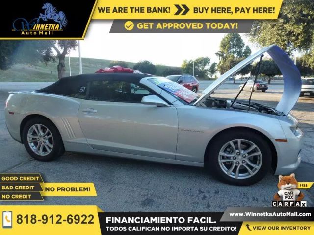 2014 CHEVROLET CAMARO LT CONVERTIBLE 2D