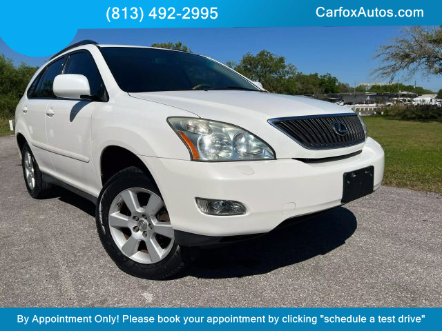 2007 LEXUS RX SUV V6, 3.5 LITER RX 350 SPORT UTILITY 4D at Carfox Auto Sales in Tampa, FL. 28.071273613212345, -82.44776520995791