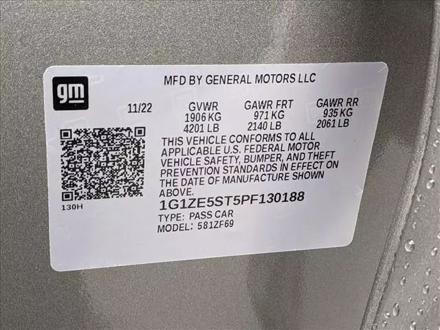 2023 CHEVROLET MALIBU 2LT SEDAN 4D