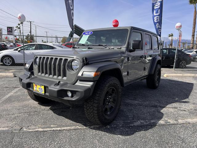 USED JEEP WRANGLER UNLIMITED 2020 for sale in Rialto, CA | Exoduz Auto  Group LLC