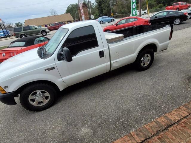 1999 FORD F250 SUPER DUTY REGULAR CAB PICKUP V8, TURBO DIESEL, 7.3L LONG BED at Automotive Experts in West Columbia, SC  33.97881747205648, -81.11878200237658