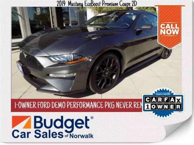 2019 FORD MUSTANG ECOBOOST PREMIUM COUPE 2D