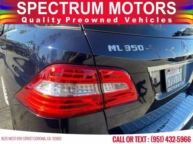 2013 MERCEDES-BENZ M-CLASS ML 350 SPORT UTILITY 4D