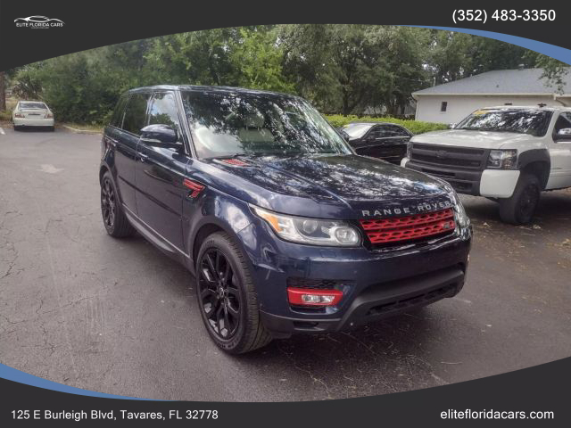 Year}} LAND ROVER RANGE ROVER SPORT SUV BLUE AUTOMATIC - Elite Automall LLC in Tavares,FL,28.81693, -81.72783