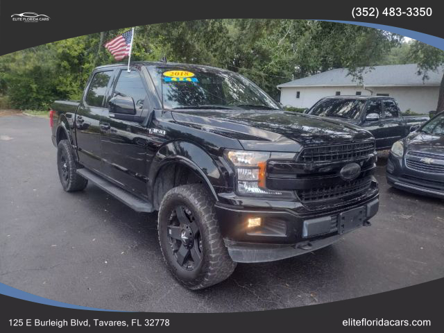Year}} FORD F150 SUPERCREW CAB PICKUP BLACK AUTOMATIC - Elite Automall LLC in Tavares,FL,28.81693, -81.72783