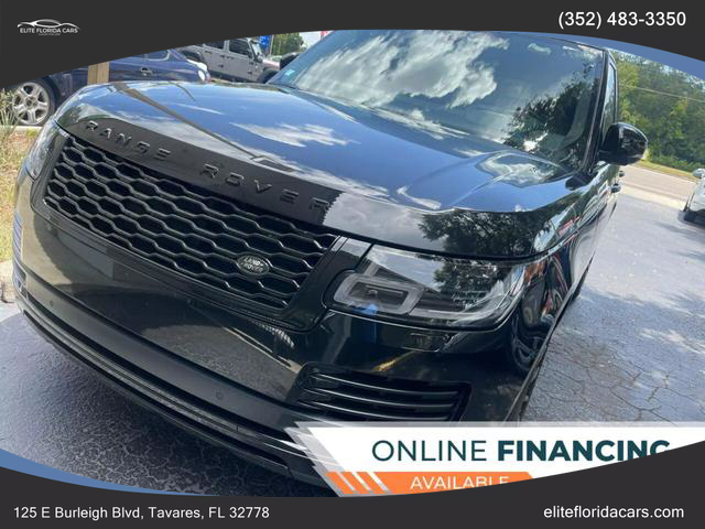 2020 LAND ROVER RANGE ROVER SUV BLACK AUTOMATIC - Elite Automall LLC in Tavares,FL,28.81693, -81.72783