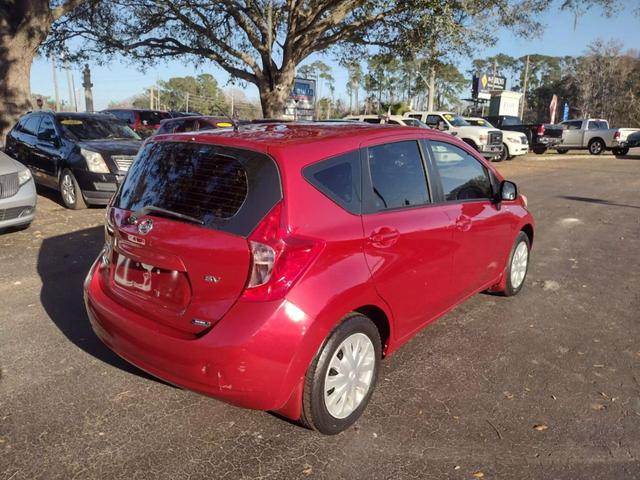 2014 NISSAN VERSA HATCHBACK RED AUTOMATIC - Elite Automall LLC in Tavares,FL,28.81693, -81.72783