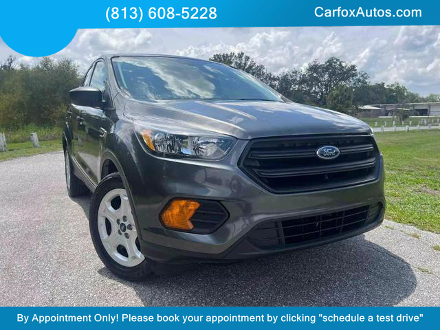 2019 FORD ESCAPE SUV 4-CYL, 2.5 LITER S SPORT UTILITY 4D at Carfox Auto Sales in Tampa, FL. 28.071273613212345, -82.44776520995791