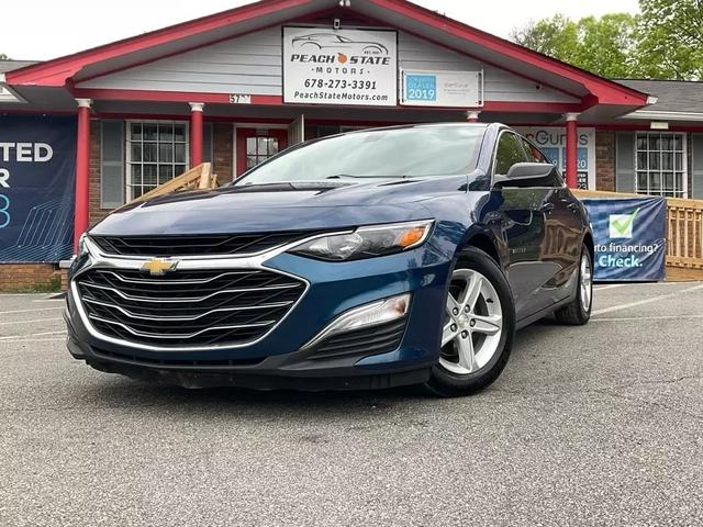 2019 CHEVROLET MALIBU SEDAN BLUE AUTOMATIC - Peach State Motors