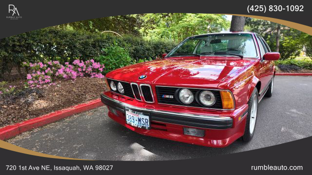 1988 Bmw 6-series M6 2d Coupe - Image 8