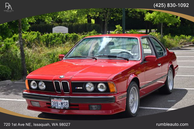 1988 Bmw 6-series M6 2d Coupe - Image 1