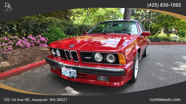 1988 Bmw 6-series M6 2d Coupe - Image 7