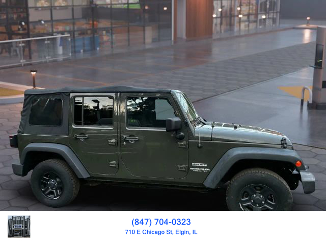 2015 JEEP WRANGLER SUV V6, 3.6 LITER UNLIMITED SPORT SUV 4D