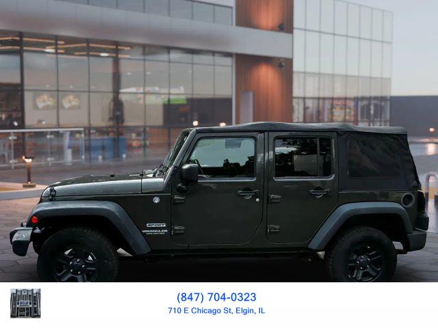 2015 JEEP WRANGLER SUV V6, 3.6 LITER UNLIMITED SPORT SUV 4D