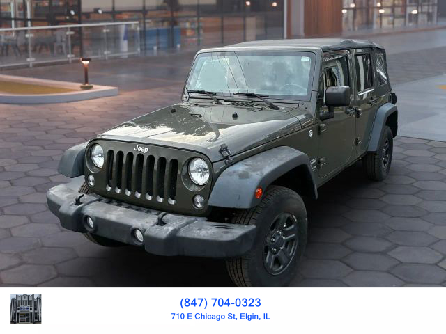 2015 JEEP WRANGLER SUV V6, 3.6 LITER UNLIMITED SPORT SUV 4D