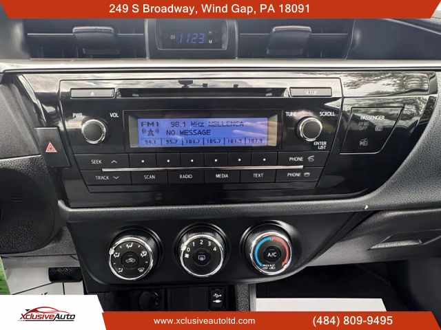2014 TOYOTA COROLLA SEDAN 4-CYL, 1.8 LITER LE SEDAN 4D - Xclusive Auto Ltd