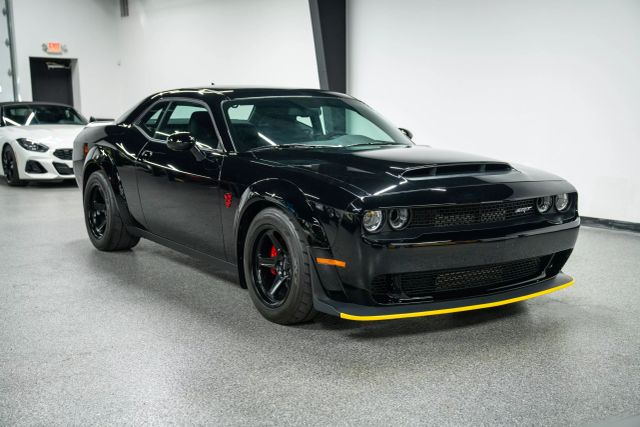 USED PITCH BLACK 2018 DODGE CHALLENGER SRT DEMON COUPE 2D USED PITCH BLACK 2018 DODGE CHALLENGER SRT DEMON COUPE 2D