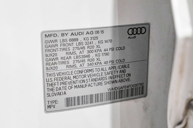 2015 Audi Q7 3.0t S Line Prestige Sport Utility 4d - Image 58