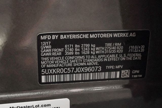 2018 Bmw X5 Xdrive35i Sport Utility 4d - Image 56