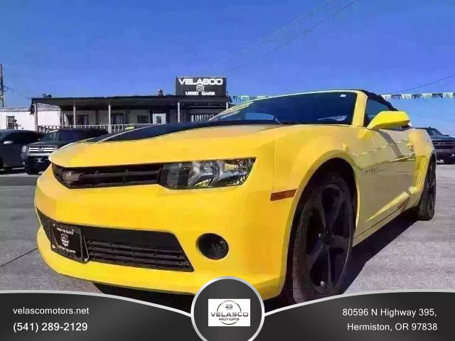 2015 CHEVROLET CAMARO CONVERTIBLE V6, 3.6 LITER LT CONVERTIBLE 2D