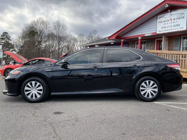 2018 TOYOTA CAMRY HYBRID SEDAN BLACK AUTOMATIC - Peach State Motors
