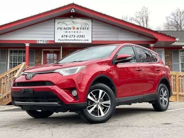 2017 TOYOTA RAV4 SUV RED AUTOMATIC - Peach State Motors