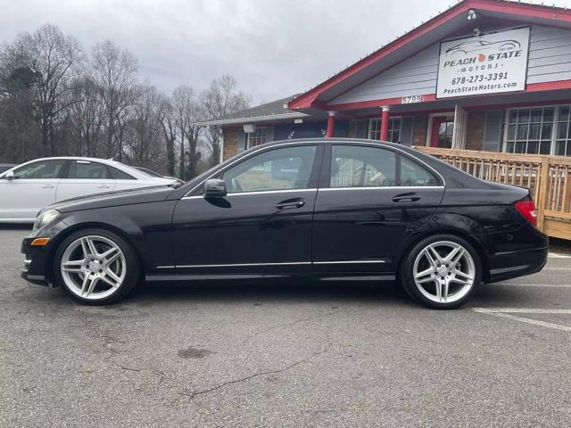2013 MERCEDES-BENZ C-CLASS SEDAN BLACK AUTOMATIC - Peach State Motors