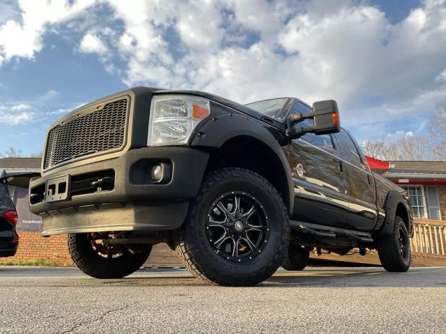 2013 FORD F250 SUPER DUTY CREW CAB PICKUP BLACK AUTOMATIC - Peach State Motors