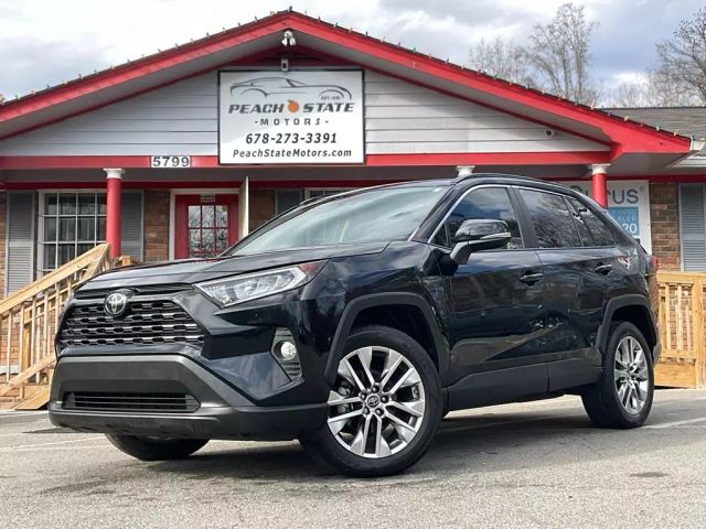 2019 TOYOTA RAV4 SUV BLACK AUTOMATIC - Peach State Motors