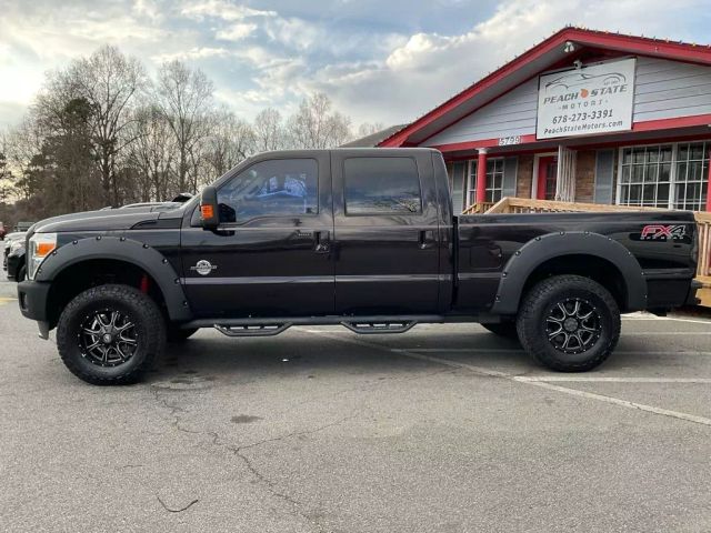 2013 FORD F250 SUPER DUTY CREW CAB PICKUP BLACK AUTOMATIC - Peach State Motors