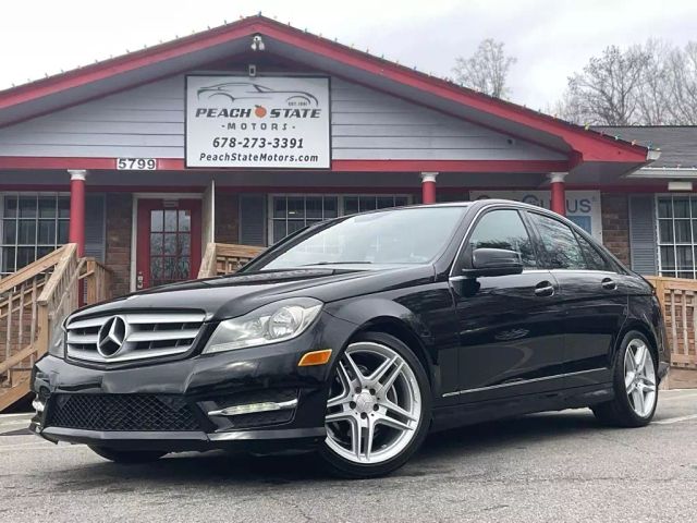 2013 MERCEDES-BENZ C-CLASS SEDAN BLACK AUTOMATIC - Peach State Motors