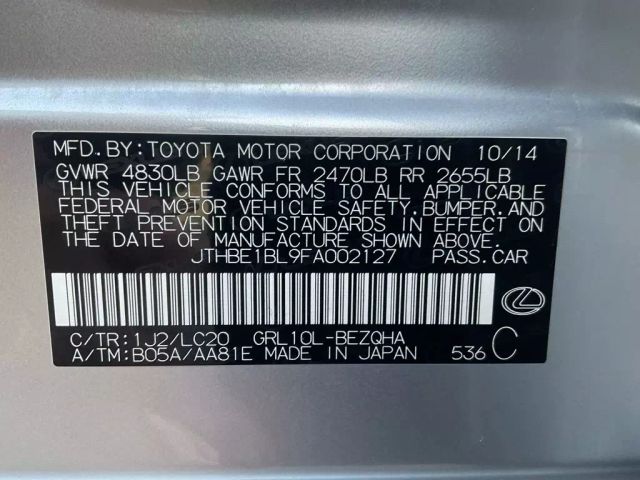 2015 LEXUS GS SEDAN SILVER AUTOMATIC - Peach State Motors