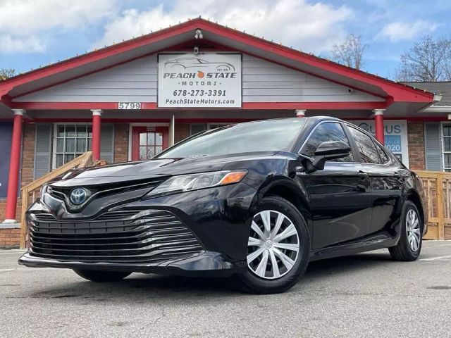 2018 TOYOTA CAMRY HYBRID SEDAN BLACK AUTOMATIC - Peach State Motors