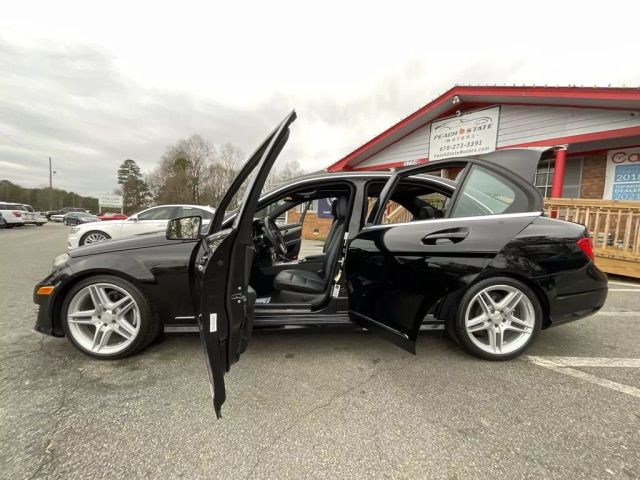 2013 MERCEDES-BENZ C-CLASS SEDAN BLACK AUTOMATIC - Peach State Motors