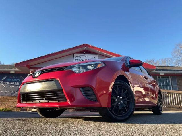 2015 TOYOTA COROLLA SEDAN RED AUTOMATIC - Peach State Motors