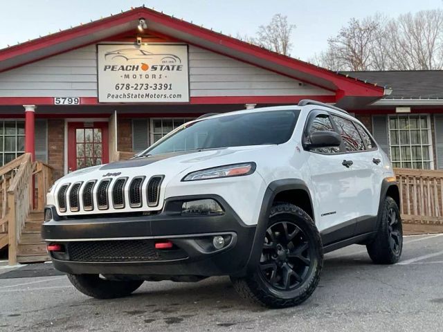 2017 JEEP CHEROKEE SUV WHITE AUTOMATIC - Peach State Motors