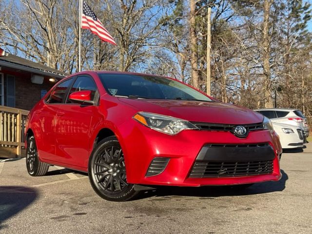 2015 TOYOTA COROLLA SEDAN RED AUTOMATIC - Peach State Motors
