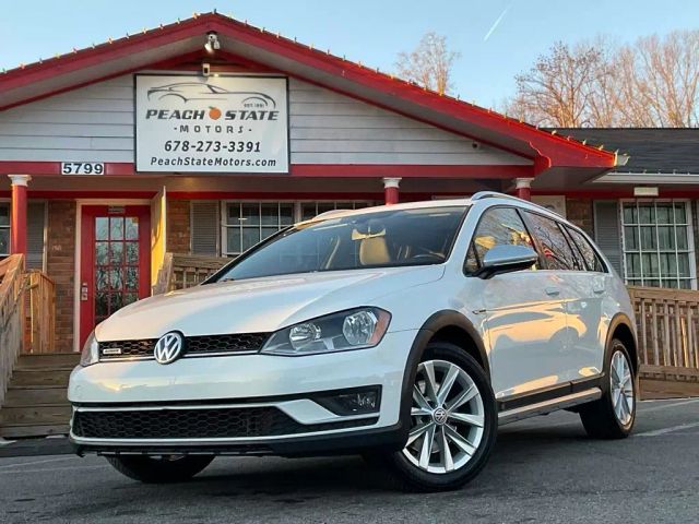 2017 VOLKSWAGEN GOLF ALLTRACK WAGON WHITE AUTOMATIC - Peach State Motors