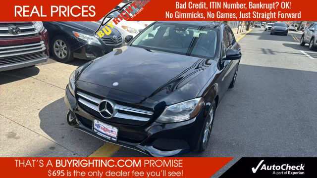 2016 MERCEDES-BENZ C-CLASS SEDAN 4-CYL, TURBO, 2.0 LITER C 300 4MATIC SEDAN 4D