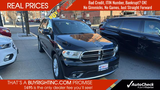 2019 DODGE DURANGO SUV V6, 3.6 LITER SXT SPORT UTILITY 4D