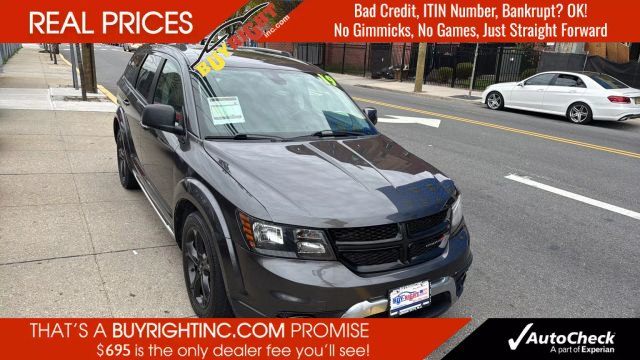 2019 DODGE JOURNEY SUV V6, 3.6 LITER CROSSROAD SPORT UTILITY 4D