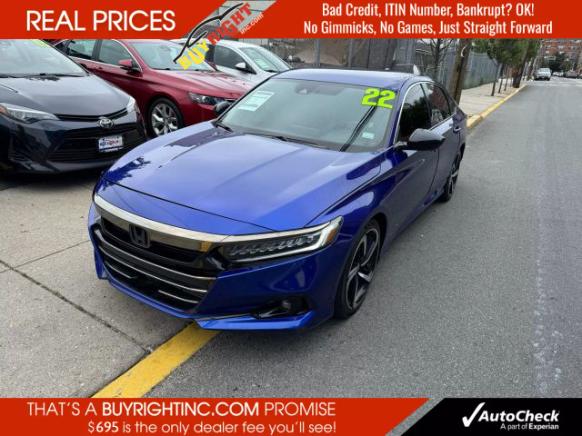 2022 HONDA ACCORD SEDAN 4-CYL, I-VTEC, TURBO, 1.5 LITER SPORT SEDAN 4D