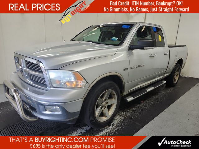 2011 RAM 1500 QUAD CAB PICKUP V8, HEMI, 5.7 LITER SLT PICKUP 4D 6 1/3 FT