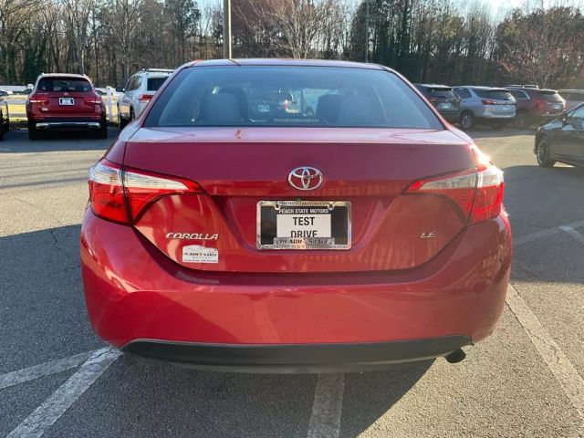 2015 TOYOTA COROLLA SEDAN RED AUTOMATIC - Peach State Motors