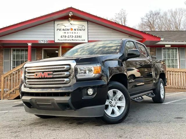 2015 GMC CANYON CREW CAB PICKUP BLACK AUTOMATIC - Peach State Motors
